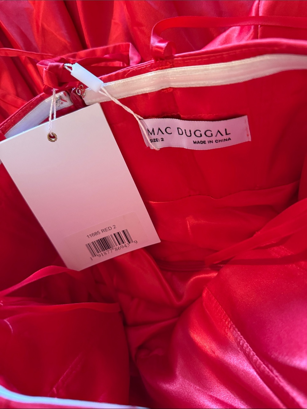 MAC DUGGAL
Strapless Asymmetrical Maxi Dress - Picture 13 of 14